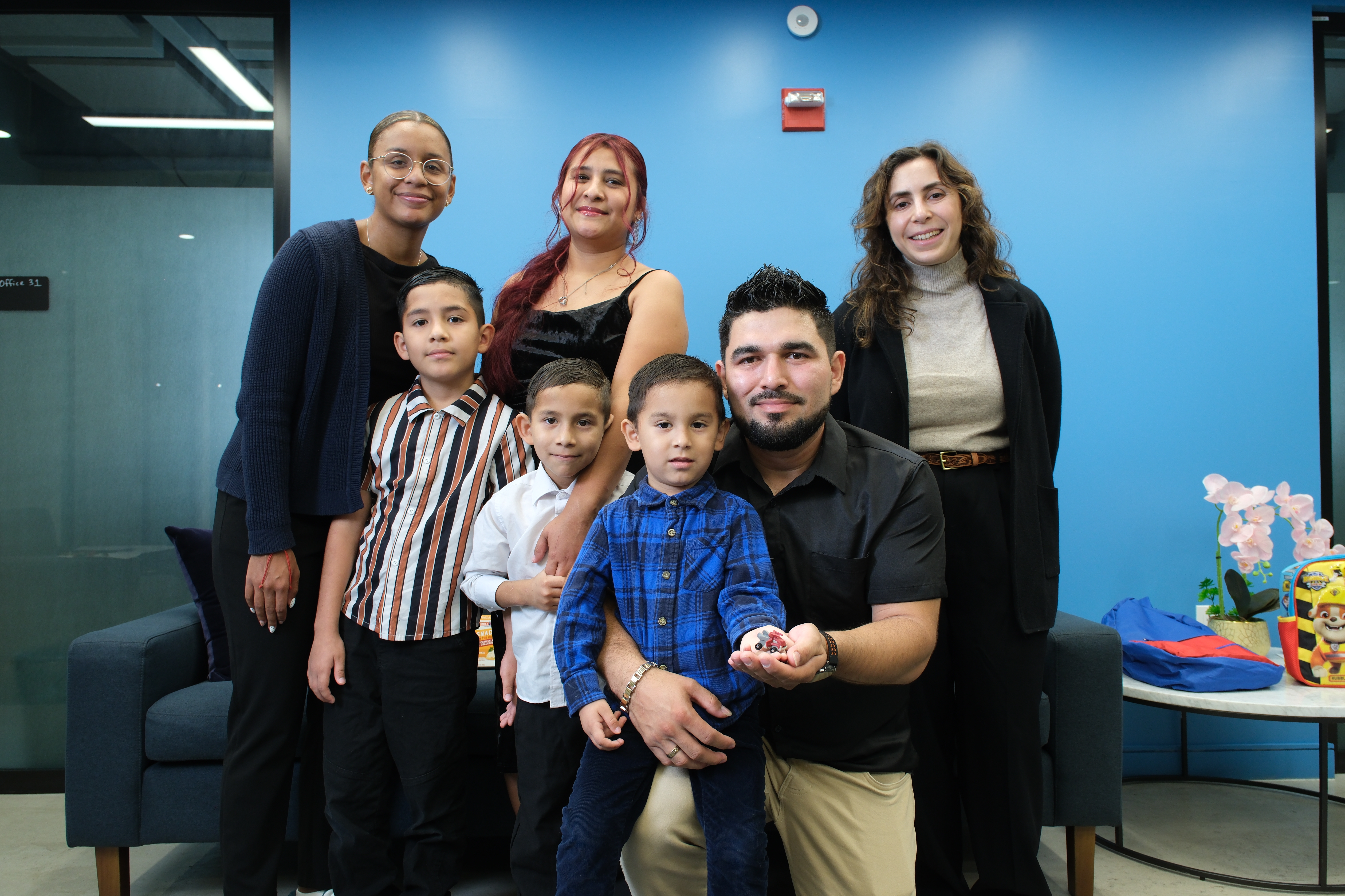 CFR client and family with their team