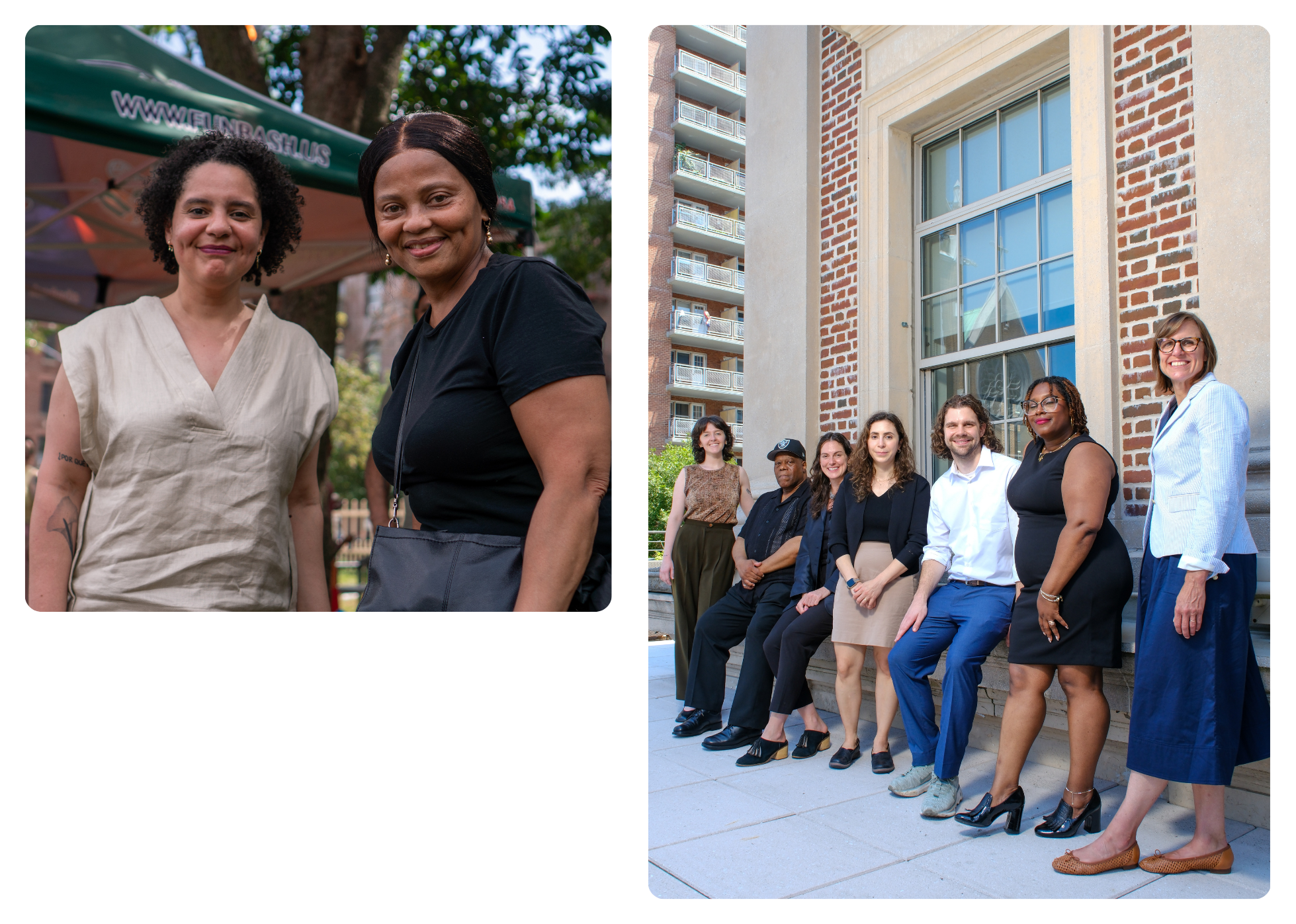 A diverse group of CFR staff members